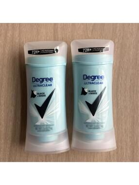 Degree Ultraclear Black+White Pure Clean Antiperspirant Deodorant 2.6 oz 2 Pack